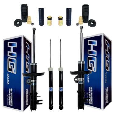 Imagem de 04 Amortecedor Nakata Chevrolet Prisma 2013 A 2019 + Kit Batente, DIAN
