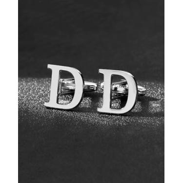 Imagem de Abotoaduras masculinas abotoaduras para homens camisa social punhos para negócios e casamento, 1pc, Aço inoxidável, Sem Pedra Preciosa