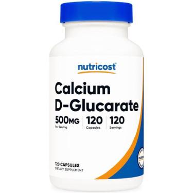 Imagem de D-Glucarato de Cálcio 500mg 120 Caps Nutricost