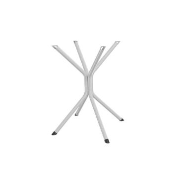 Imagem de Base Mesa De Jantar Creta M088 Aço S- Tampo Branco - Kappesberg