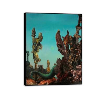 Imagem de Max Ernst Poster The endless night Reproduções de pinturas famosas Surrealismo Tela de arte de parede Max Ernst Decoração de parede para presentes de sala de estar 80 x 60 cm (32 x 24 polegadas