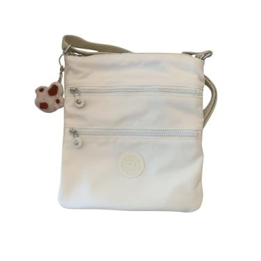 Imagem de Bolsa Kipling Transversal Keiko Branca Alabaster