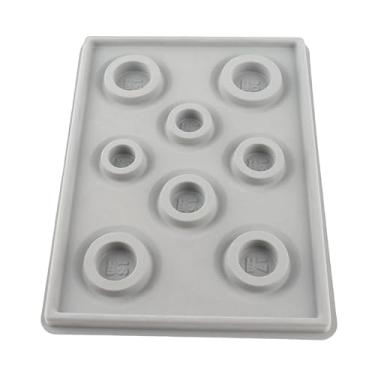 Imagem de RiToEasysports Placa de Design de Miçangas, Ferramenta Prática Organizadora de Joias para Fazer Pulseiras, Amarrar Projetos de Artesanato, Cinza 10,2 X 13,7 Polegadas