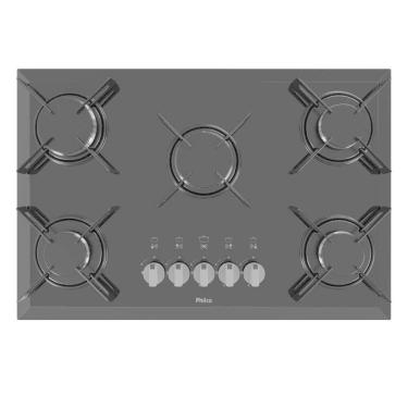 Imagem de Cooktop 5 Bocas Philco Automático CHEF5 Vidro Temperado Vidro Preto Bivolt