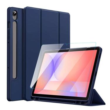 Imagem de Capa Suporte Caneta Para Samsung S10 Lite 10.9 X406 + Vidro