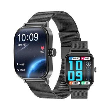 Imagem de Smartwatch Unissex 2.01" Com Tela Curva 3D À Prova d'Água LIGE Chamada