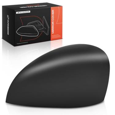 Imagem de A-Premium Tampa do espelho retrovisor do lado do motorista - compatível com Honda Civic 2022 2023 2024 - preto liso, com furo de seta