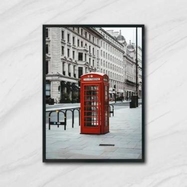 Imagem de Quadro Telefone Londres 24X18Cm 002 - Quadros On-Line