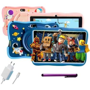 Imagem de Tablet Infantil Capa Protetora Menina Aprendizado - Atena