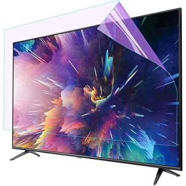 Imagem de Wzglod Protetor de tela antiluz azul para TV de 32 a 75 polegadas, película protetora de tela LCD antirreflexo, alivia a tensão ocular do computador e ajuda você a dormir melhor