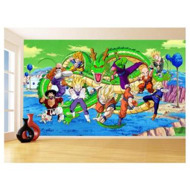 Imagem de Papel De Parede Dragon Ball Goku Vegeta Anime 3,5M Dbz372 - Você Decor