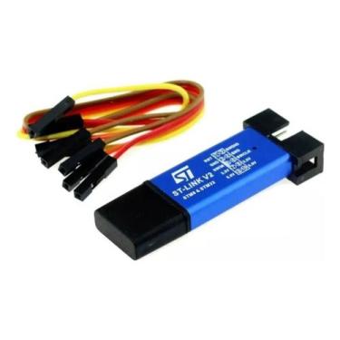 Imagem de Programador Arm St-Link V2 Stm8 Stm32 Gravador Usb Cs32F103 - OEM