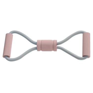 Imagem de Faixas de resistência para malhar – Figura 8 faixas elásticas para exercícios com alças | Equipamento de fitness antiderrapante para treinamento de força, construção muscular, tonificação, alongamento