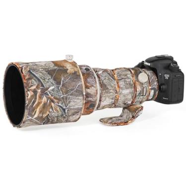 Imagem de CHASING BIRDS Revestimento impermeável de camuflagem de lente para Canon EF 400 mm F4 DO é II USM capa protetora de lente à prova de chuva versão IV (floresta, com extensor EF 2.0X III)