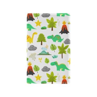 Imagem de SEHANY Capa de parede de tomada dupla de dinossauro engraçado, tamanho padrão e à prova de calor, placas decorativas para decoração de escritório doméstico (11,5 cm x 7 cm)