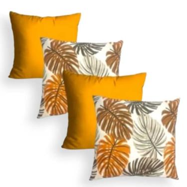 Imagem de Kit c Almofadas Cheias Decorativas pSala(COSTELA 14 cMOSTARDA)