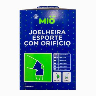 Imagem de Joelheira Esporte Mió com Orifício Tamanho P Cor Grafite 1 Unidade