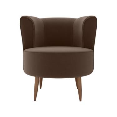 Imagem de Poltrona Decorativa Moderna Matrix Savana, Marrom