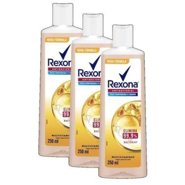 Imagem de 3 Sabonete Liquido Rexona Antibacterial Multivitaminas 250ML