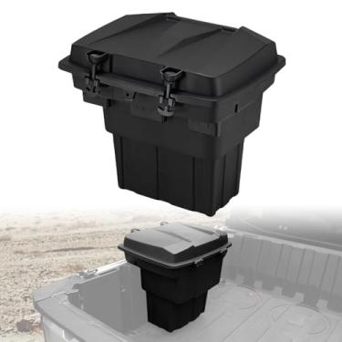 Imagem de A & UTV PRO Caixa de carga traseira para Polaris Ranger XD 1500, caixa de armazenamento removível para Polaris Ranger 1500 XD Premium/Northstar 2024 2025 acessórios