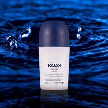 Imagem de Kit 2 Desodorantes Antitranspirante Roll-On Natura Kaiak Pulso Masculino 72h 75ml