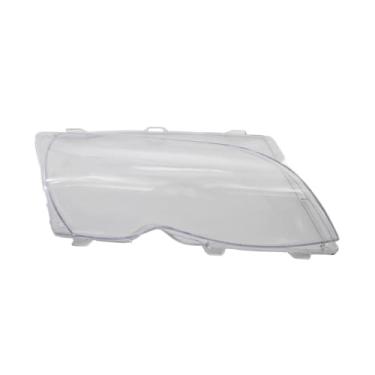 Imagem de Capas transparentes para lentes de farol de carro Compatível com BMW Série 3 E46 318i 320i 325i Sedan 4 portas 2002 2003 2004 2005(Right)