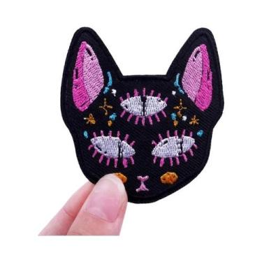 Imagem de Patch Bordado De Raposa E Ovelha Estilo Punk Para Aplicar Em Roupas E 