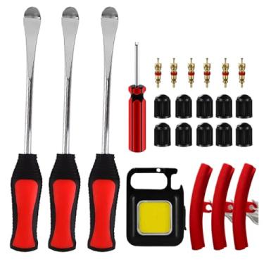 Imagem de Kit para Reparação de Pneus,Plugue para Furo de Veículo | Reparo de Furos - para Carro SUV Caminhão Van Moto Autocaravana Reboque ATV Veículo Pick-up Sedan Hatchback Crossover Minivan Frota