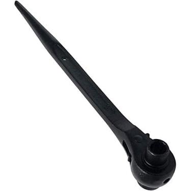 Imagem de 1 chave inglesa de andaime catraca preta de 14 x 17 mm, chave de soquete de liberação rápida, chave de ferramentas de andaime