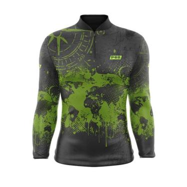 Imagem de Camisa/camiseta Pqs New Map Green 04 Proteção Solar Uv50+-Unissex