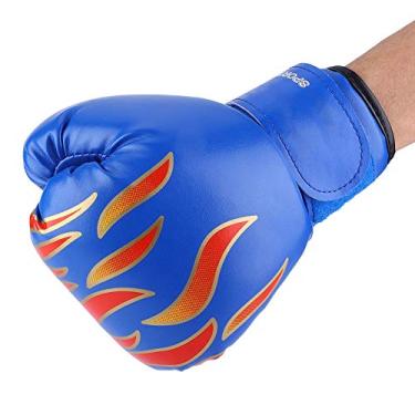 Imagem de Luvas de Boxe para Crianças, Luvas de Boxe para Crianças Luvas de Boxe Infantil Luta de Boxe Muay Thai Sparring Soco Kick Boxe Luvas de Saco de Areia (luvas azuis palmas azuis)