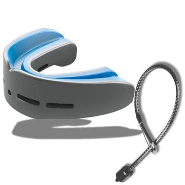 Imagem de Shock Doctor Nano Protetor bucal duplo, carbono, adulto