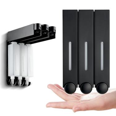 Imagem de 420ML Dispenser de Sabonete Manual Parede para Banheiro Cozinha Hotel Família ABS Espessado Núcleo Interno à Prova Vazamento Instalação Sem Furaduras