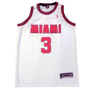 Imagem de Regata Basquete Masculina M10 Miami #3 Fire-Masculino