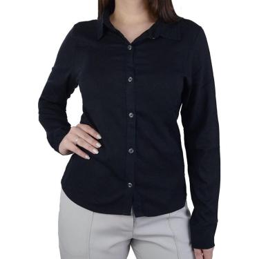 Imagem de Camisa Feminina Giraffe ML Preta - 32540-Feminino