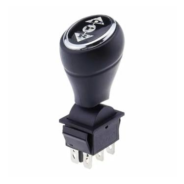 Imagem de ZEDEVB Interruptor de marcha para frente e para trás do carrinho de bebê infantil de veículo elétrico DPR alça de empurrar para carrinho de bebê KCD4 (bege, autorrestauração)