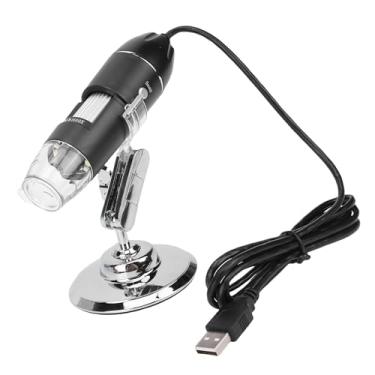 Imagem de EBTOOLS Microscópio Digital, Microscópio USB Portátil 1600X, Luz de Preenchimento LED, Brilho de 4 Níveis, Controle de APP, Compatível Com Computadores, Smartphones, Tablets
