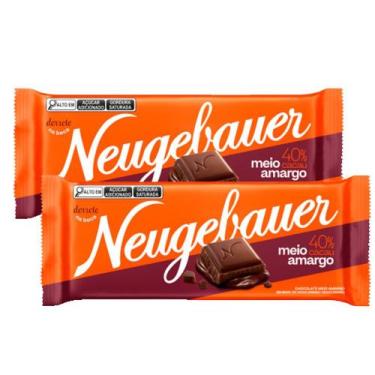 Imagem de Kit 2 Chocolate Neugebauer Meio Amargo 40% 80g