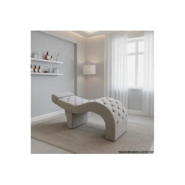 Imagem de Maca de Estética para Massagem Cílios Fixa Lash Estofada (Cinza Claro)