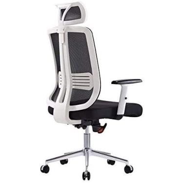 Imagem de Cadeira de luxo Boss Cadeira de escritório executiva grande e alta, cadeira de escritório Boss Cadeira de escritório ergonômica 3D - Cadeira de mesa com rodinhas com apoio de braço ajustável 3D