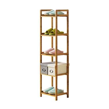 Imagem de Lss9azznmm Sapateira para sapatos montada em casa rack de armazenamento multicamadas prateleiras simples prateleira de sapatos (cor: quatro andares-b) (cinco andares)