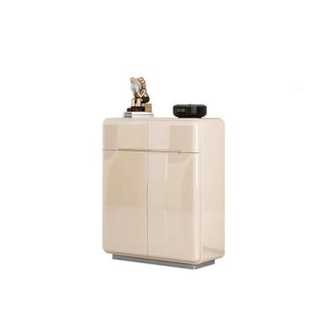 Imagem de Armário de sapatos independente porta doméstica moderna simples sala de estar grande capacidade armazenamento entrada entrada casa de fazenda (pequeno)