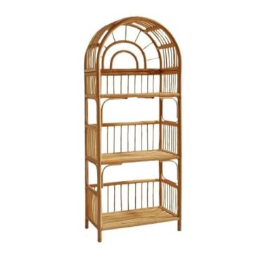 Imagem de CFGH6FDF Estante de livros, estante de chão, suporte de armazenamento multicamadas, sala de estar, suporte para exibição em casa, prateleira de livros independente