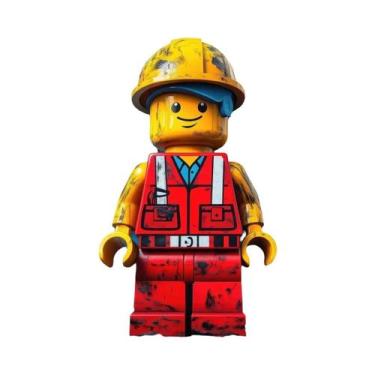 Imagem de Quadros Decorativos De Parede L-Legos Com Tema De Profissões Divertida