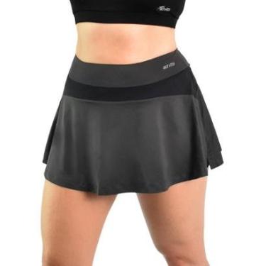 Imagem de Short Saia Feminino Activitta Preto Grafite 40002325395-Feminino