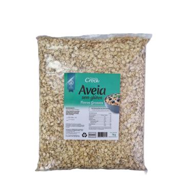 Imagem de Aveia em Flocos Grossos Sem Glúten Leve Croc 1kg
