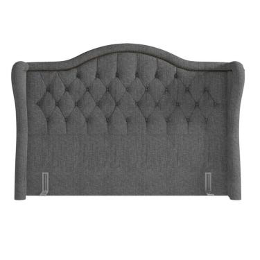 Imagem de Cabeceira Cama Box Casal Queen 160cm Antibes Z37 Linho Cinza - Mpozenato