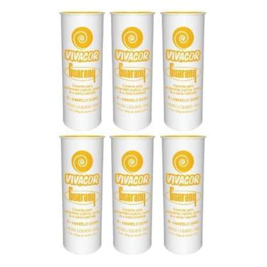 Imagem de Tinta Tecido Corante Roupas Vivacor Guarany 6U Amarelo Ouro