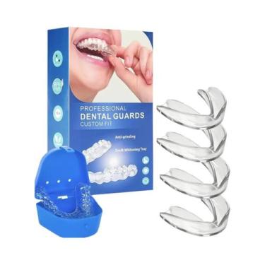 Imagem de Protetor Bucal Moldável Para Adultos 4 Peças Para Bruxismo E Apneia Do