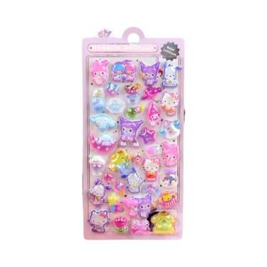 Imagem de Adesivos 3D Kawaii Sanrio Em Relevo Luminosos, Decorações De Cristal K